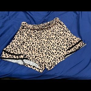 Soft cheetah shorts